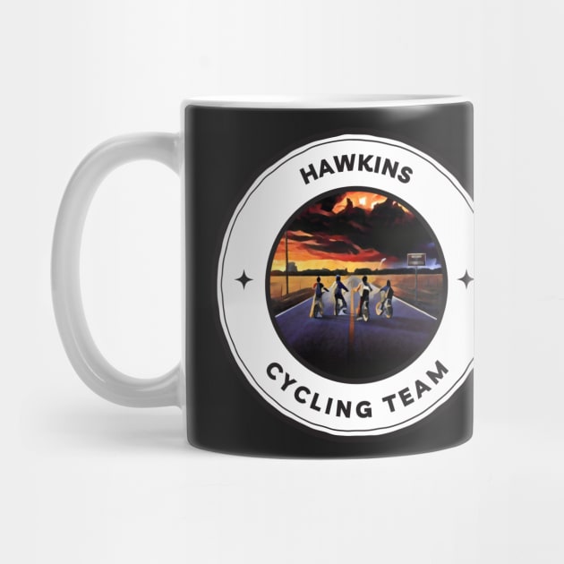 Hawkins Cycling Team V - Black - Funny by Fenay-Designs